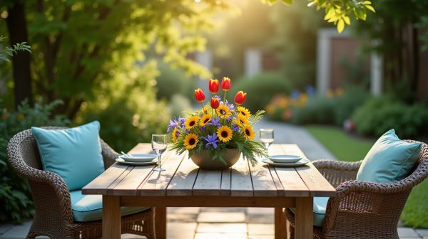Choisissez la table de jardin idéale pour vos espaces extérieurs