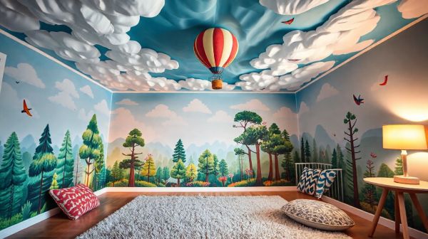 Top idées de papiers peints pour une chambre d'enfant originale